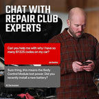 Repair Club Pro OBD II Scan Tool for iPhone and Android - No Subscription Fee - All System OBD2 Scanner All Vehicles 1996+