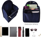 Vercord Backpack Organizer Insert Liner Hanging Travel Bag in Bag with Many Pockets