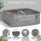 Silkfly 8 Pcs XL Packing Cube for Travel Luggage Organizer Suitcase High Capacity Large Packing Bag Bulk Reusable Mesh Travel