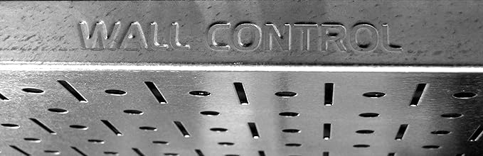 Wall Control Power Tool Storage Organizer Kit Cordless Drill Holder Charging Station Rack 16” x 32” Metal Pegboard Organizati
