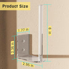 Durmmur 2 Pack Hat Racks for Baseball Caps, Acrylic Hat Organizer, Hat Hooks for Wall, Hat Holder Storage Organizer, Hat Hang