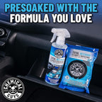 Chemical Guys Total Interior Cleaner & Protectant Wipes – 50 Pack Multi Surface Car Interior Cleaning Wipes for Dashboards, D