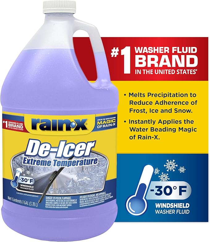 Rain-X -30°F Extreme Temperature De-Icer Windshield Washer Fluid - 1 Gallon