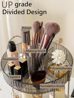 Asayuee 360 Rotating Makeup Organizer,3 Tier Large Capacity Make Up Organizers and Storage,Skincare Perfume Vanity Organizers