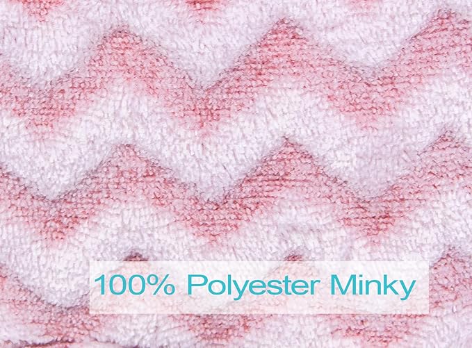 Niko Easy-Wash Children's Car Seat Cover & Liner - Minky - Pink Chevron - Perfect for Winter - Fits Most Toddler Car Seats - 