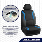 Skechers Memory Foam Car Seat Covers, Air Cool Mesh Thick Seat Covers, Car Seat Cover Full Sets, Airbag Compatible, Automotiv
