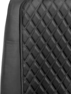 FH Group Car Seat Cushion – Faux Leather Single Front Seat Cover with Front Pockets, Airbag Compatible, Universal Fit Car Sea