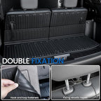 Floor Mats Cargo Mat Set for 2022-2025 2026 Mitsubishi Outlander (Not Fit Sport or PHEV), All Weather TPE Backrest Mat Trunk Mat Cargo Liner Accessories(Floor Mats+Backrest Mats+Cargo Mat)