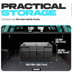 FORTEM Trunk Organizer For SUV Car Trunk Organizer, Foldable Storage, Car Accessories for Women Men, Collapsible Bag, Perfect C