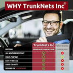 Envelope Style Automotive Elastic Trunk Mesh Cargo Net for Toyota Camry 2018-2026 - Premium Trunk Organizers and Storage -