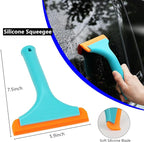 Umaki Window Tint Application Kit, Car Film Tools, Vinyl Wrap Tools with Heat Gun, 4inch Squeegee, Retractable Knife & 10 Blades, 300ml Spray Bottle, Window Squeegee, Edge Trimming Squeegee Kit