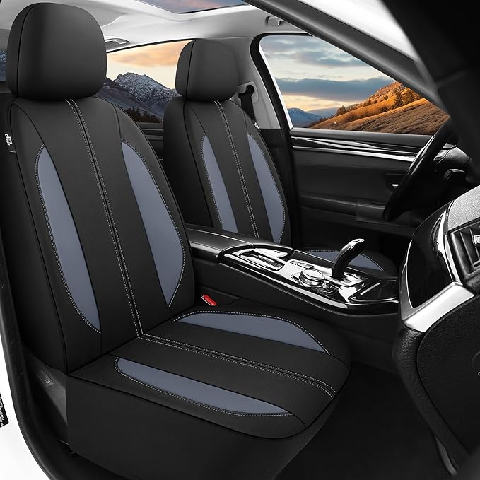 YGL Car Seat Covers for Full Seats,Waterproof Seat Covers for Cars,Durable Neoprene Car Seat Protectors,Interior Covers for C