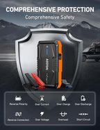 AstroAI S8 Car Battery Jump Starter, Car Jumper Starter Battery Pack for Up to 6.0L Gas & 3.0L Diesel Engines, 12V Portable