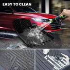 LASFIT Floor Mats for Honda Accord Sedan 2026 2025 2024 2023 (Gasoline & Hybrid), All Weather Protection Custom Fit Anti-Slip TPE Floor Liners,1st & 2nd Row, Black