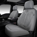 CAR PASS Waterproof Neoprene Seat Covers Full Sets, Wetsuit Car Seat Covers,All-Weather Non-Slip Durable,Universal Fit for Va