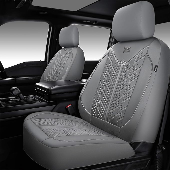 CAR PASS Waterproof Neoprene Seat Covers Full Sets, Wetsuit Car Seat Covers,All-Weather Non-Slip Durable,Universal Fit for Va
