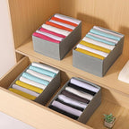 Coorganisers4 Packs T-shirt Drawer Organizers for Clothing,8 Grids Compartment Wardrobe Storage Box, Clothes Organizer for Fo