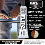 Flitz Metal Polish Paste - 1.76oz USA-Made Polish for Solid Chrome, Stainless Steel, & Aluminum - Non-Abrasive for Light Oxidation - Requires Manual Buffing - Not for Plated/Coated Surfaces (1 Pack)