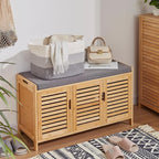 OIASKET Storage Baskets for Organizing, Woven Baskets for Shelves, Rectangle Decorative Organizer for Storage Clothes, Toy, B