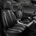 CAR PASS Nappa Leather Car Seat Covers Cushioned, Waterproof Leatherette Seat Covers Anti-Slip 5 Seats, Universal for Cars,SU
