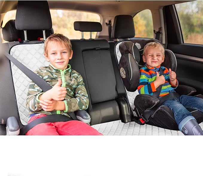 FH Group Car Seat Cushion Neosupreme Automotive Seat Cushions - Universal Fit, Rear Car Seat Cushion, Car Seat Cushions with 