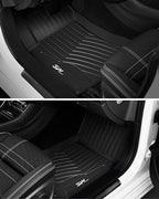 3W Floor Mats for Mercedes Benz GLA 2015-2020 250/45 AMG, TPE All Weather Custom Fit Floor Liner for Benz GLA Accessories 1st and 2nd Row Full Set Car Mats Easy Clean, Black