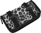 Car Tissue Holder Car Visor Organizer Tissue Box Holder for Car Sun Visor Organizer with Car Vehicle Accessories Essentials Interior for Women Men Sliver Leopard Skin