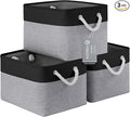 Large Storage Baskets- 15x11x10 inch Storage Bins for Shelves and Closet Organizing, Foldable Fabric Bin for Home Organizatio