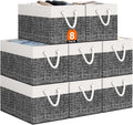StorageTastic Storage Bin,Collapsible Storage Basket For Organizing,Large Storage Boxes With Rope Handles,Storage Containers,