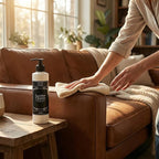 LEATHER VILLAGE Leather Cleaner and Conditioner for Car Seats, Furniture & Couch 2-in-1 Leather Care Kit with Wipe Cloth – No