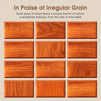 Car Air Freshener - 3 Pack (Amber-Teak-Pine) Wooden Air Freshener, Natural Essential Oil Scents, Car Accessories for Women, S