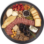 PICNIC TIME NFL Unisex NFL Lazy Susan Serving Tray, Wooden Turntable Round Charcuterie Board, Cheese Serving Platter