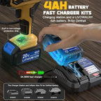 Cordless Tire Inflator Air Compressor Compatible With Dewalt 20V Battery: LIVOWALNY Portable Handheld Air Pump with Digital Pressure Gauge for Cars Motorcycles Bikes Sport Balls Auto