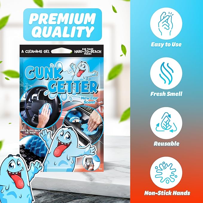 Cleaning Gel for Those Hard to Reach Places, Automotive Cup Holder Electronic Keyboard Office, Slime Gel Cleaner Dust Crumb R