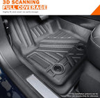 KUST Floor Mats for 2018-2024 BMW X3 G01 Accessories All Weather Floor Mat Custom Fit Floor Liners 2 Row Seat Liner Set 3PCS Black Non-Slip