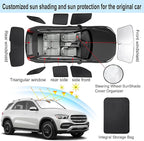 TINGLU Window Shades for Mercedes Benz GLE 350 450 2020-2024 Accessories Car Side Full Windows Rear Triangular Windshield Sun Shade Sun UV Rays & Privacy Protection for Camping Napping Relaxing 10PCS