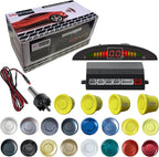 Parking Sensor Kit Backup Sensor Kit Reverse Sensor for Car 18 Color Options for Probes Adjustable Alarm Volume Professional 