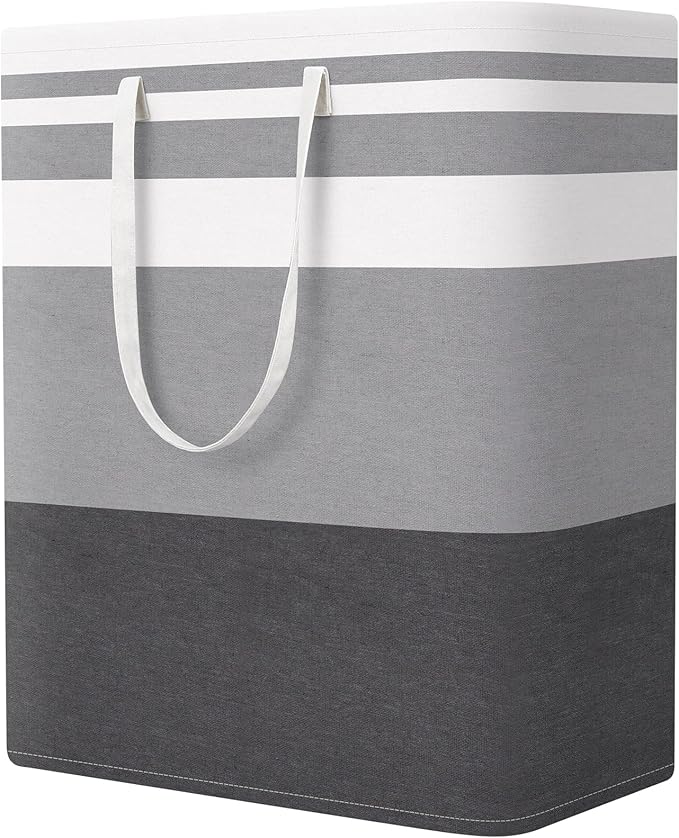 StorageRight Laundry Basket Hamper Large Collapsible Laundry Hamper with Easy Carry Handles，Freestanding Clothes Hampers for 