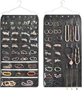 BB Brotrade Hanging Jewelry Organizer,Accessories Organizer,56 Pocket Organizer for Holding Jewelries (Black-56 Pockets)