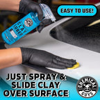 Chemical Guys Clay Bar and Luber Synthetic Lubricant Kit - Light/Medium Duty OG Clay Bar for Removing embedded dirt from Paint, Glass, and Metal, Essential Detailing Accessory - 2 Items