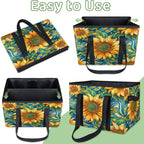 Reusable Grocery Bag, Foldable Large Shopping Tote Bag for Groceries Kitchen Picnic Car Trunk