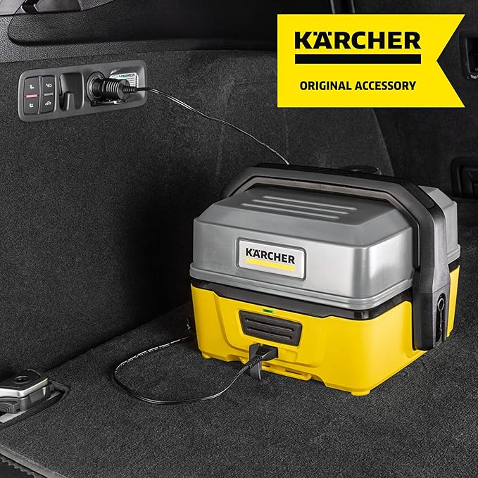 Kärcher Car Charger - Compatible with Karcher OC3 Pressure Washer and EDI4 Electric Ice Scraper