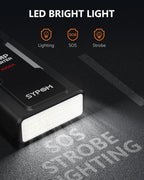 Portable Jump Starter, 4000A Peak Car Battery Charger, 12V Jump Box for Truck up to 10L Diesel, Motorcycle, Dual USB, LED Lig