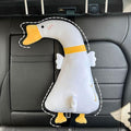 Car Pillow for Kids, Dinosaur Seat Belt Cover, Seatbelt Adjuster for Kids Car Seatbelt Covers, Vehicle Shoulder Pads, Seatbelt Cushion for Kids, Seat Strap Pillows Kids (White Duck)