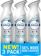 Febreze Air Mist, Air Freshener Spray, Odor Fighting Room Spray, Deodorizer for Home Bathroom Kitchen Office Apartment Dorm R