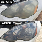 Glass Polish DIY Headlights Restoration and Polishing Kit – Permanent Headlight & Tail-Light Restoration, Restores As-New Con