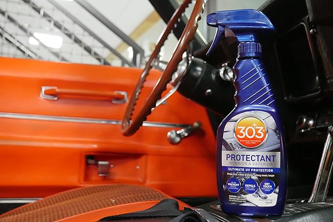 303 Products Automotive Protectant Spray - Helps Prevent Fading & Cracking, Repels Dust, Lint & Staining, Superior UV Protect