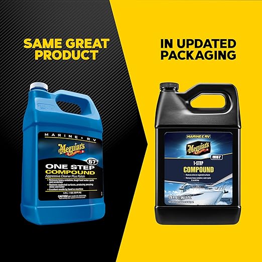 Meguiar's M6701 Marine/RV One Step Compound 1 Gallon