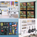 FZK Peg Board, 74PCS Metal Pegboard Wall Organizer Kit. Heavy Duty Pegboard, White Pegboard for Garage Craft Room Workbench O
