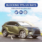 Car Window Shades for Lexus NX 2015-2021, Full Car Window Covers for Privacy, Sunshades for NX Front Rear Windshield Side Windows to Block UV and Protect Privacy(8pcs)